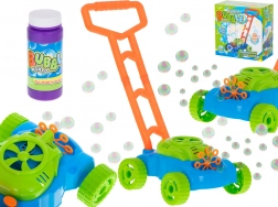 Generátor mydlových bublín vo forme kosačky na trávu