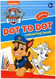 Omaľovánky a doplňovačky PAW PATROL A4 so samolepkami