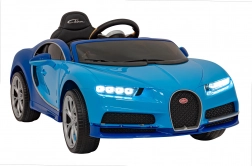 Bugatti Chiron detské elektrické autíčko modré s diaľkovým ovládaním