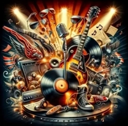 Diamantové maľovanie Hudobná inšpirácia 30 × 40 cm