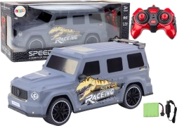 RC auto s dinosauřím motívom 1:10, sivé