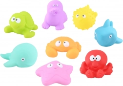 Zvieratká do vody – sada 4 ks, 8 cm, 2 varianty