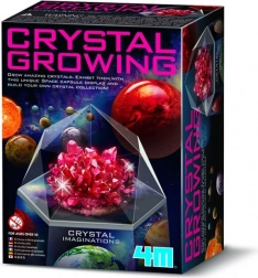 Vzdelávacia súprava na pestovanie kryštálov 4M - Červené kryštály