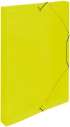 Krabica s gumou na dokumenty A4 žltá