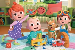 Puzzle 24 dielov Maxi COCOMELON Pripravení na dobrodružstvo