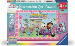 Ravensburger puzzle Gábinin čarovný domček 2x24 dielikov