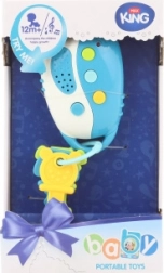 Interaktívne modré kľúče na batérie pre najmenších