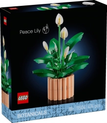 LEGO Botanicals toulitka (spathiphyllum) – stavebnica pre dospelých