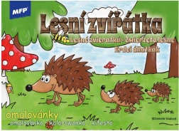 Omaľovánky Lesné zvieratká