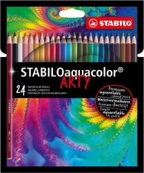 Sada akvarelových pasteliek Stabilo Aquacolor Arty 24 ks