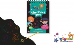 Vyškrabovacie farebné poznámkové listy 10×14 cm, 10 ks