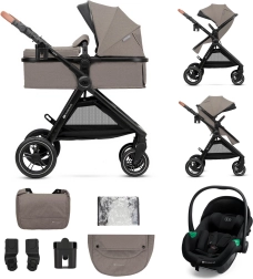 Kombinovaný kočík 3v1 Kinderkraft Esme Pro Sand Beige