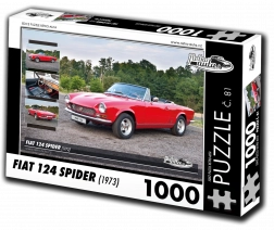 Puzzle Retro-autá Fiat 124 Spider (1973) – 1000 dielikov