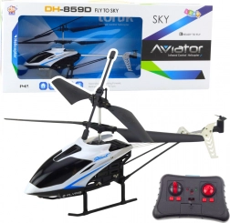 RC helikoptéra Aviator s LED a rotáciou 360°