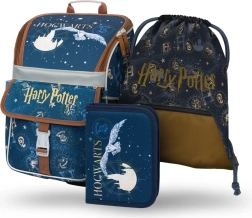 Školský set Harry Potter Rokfort: aktovka, peračník, vrecko