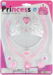 Sada pre princeznú – korunka, náhrdelník, náušnice a prsteň