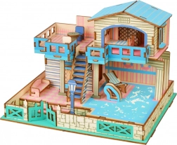 Woodcraft drevené 3D puzzle Vila na ostrove Lembongan
