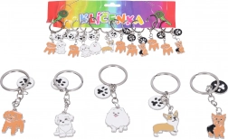 Prívesok na kľúče so psou labkou