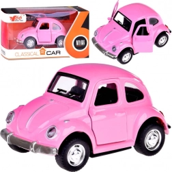 Kovové autíčko s otváracími dverami a svetlami