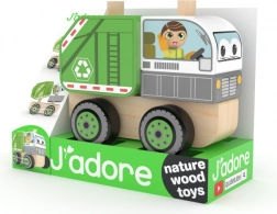 Skladacie drevené auto