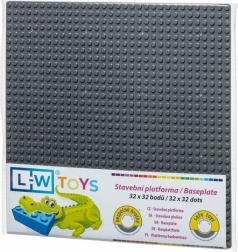 Základová doska 32 × 32 tmavo sivá