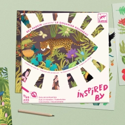 DJECO Pretlačovacie obrázky inšpirované Douanier Rousseau