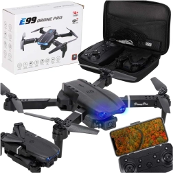 Skladací RC dron E99 Pro s dvojitou kamerou 720p a režimom headless