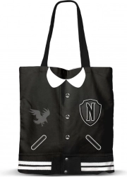 Nákupná taška Wednesday univerzita – darčekový set s perom a diárom