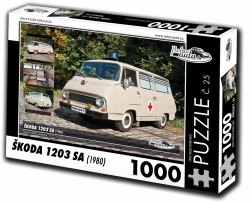 Puzzle Retro-Auta Škoda 1203 SA 1000 dielikov