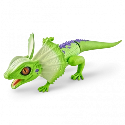 Robo Alive robotická jašterica s límcom – oranžová