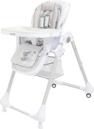 Jedálenská stolička BABY MIX Infant, sivá
