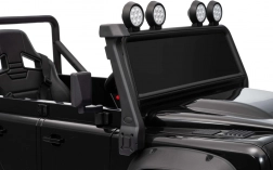 Detské elektrické autíčko LAND ROVER Defender 110 SVX Concept – čierna