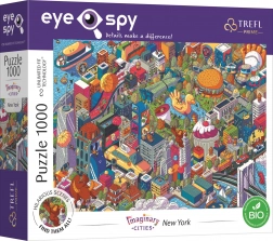 Puzzle Trefl Eye-Spy Vymyslené mestá: New York, USA 1000 dielikov