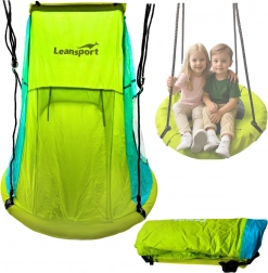 Zelený stan na hojdačku typu Hniezdo