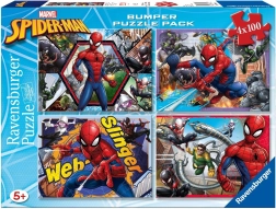 Puzzle 4×100 dielikov SPIDER-MAN Bumper Pack