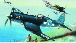 Plastový model lietadla F4U-1 Corsair na zostavenie