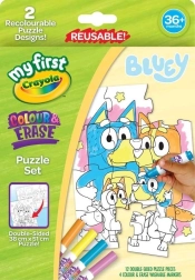 Crayola vyfarbovacie puzzle Bluey 12 dielikov