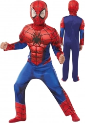 Detský kostým SPIDER-MAN červeno-modrý s maskou 110–116 cm (5–6 rokov)