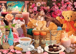 trefl puzzle premium plus tea time všetko krásne 1000 dielikov