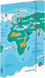 Box na zošity A5 s motívom Mapy