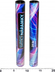 Svietiace náramky – sada 24 ks v tube