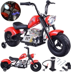 Elektrický chopper pre deti na akumulátor s plynovou rukoväťou 24V – Manetka