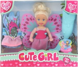 Bábika s doplnkami 3v1 – morská panna, víla a princezná