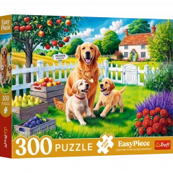 Puzzle - 300 dielikov - Psíky na vidieku Trefl