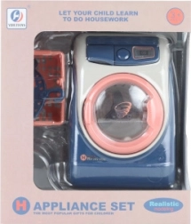 Detská plastová práčka na batérie so zvukom