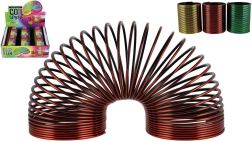 Plastová špirála s kovovým efektom