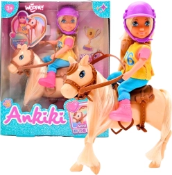 Woopie Royal sada bábika jazdkyňa s koňom
