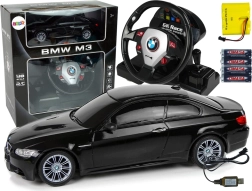 Závodné auto na diaľkové ovládanie BMW M3 čierne