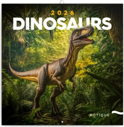 Poznámkový Kalendár Dinosaury 2026