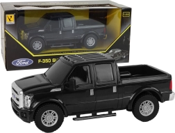 Čierny Pickup Ford F-350 s Frikčným Pohonom 1:28